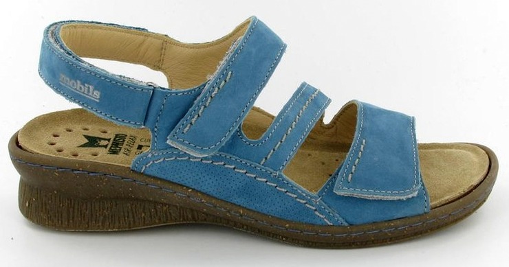 Mobils by Mephisto BREBINA turkoois blauw nubuck EXTRA BREED